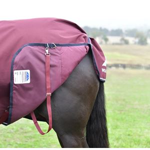 Weatherbeeta Comfitec Essential Turnout Combo - 220g (Burgundy/Navy)