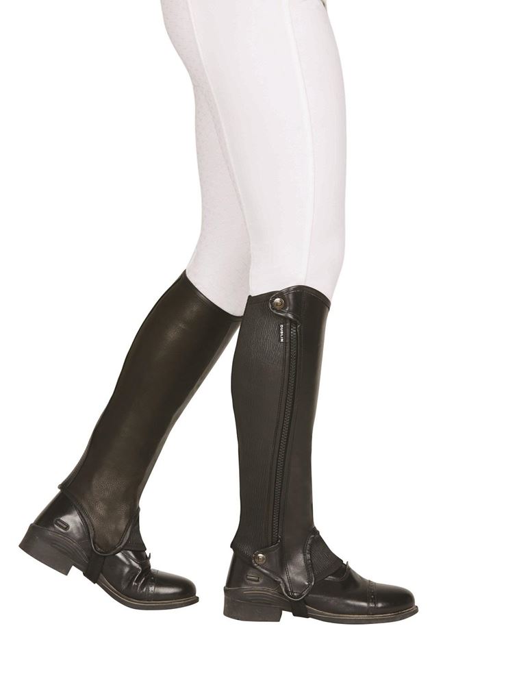 Dublin Adults Evolution Rear Zip Half Chaps