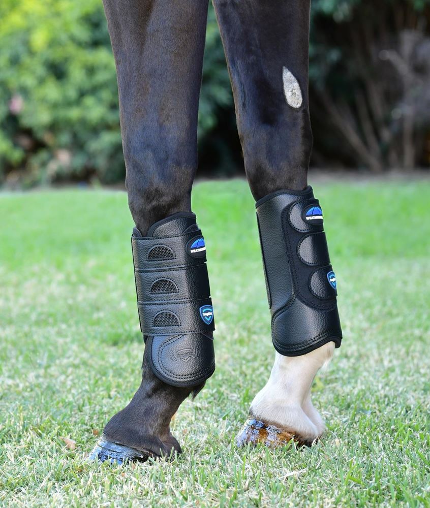 Weatherbeeta Tough-Tec Eventing Front Boots (Black)