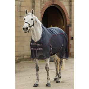 Rhinegold Mombasa Waterproof Topline Fly Rug With Neck Cover (Navy)