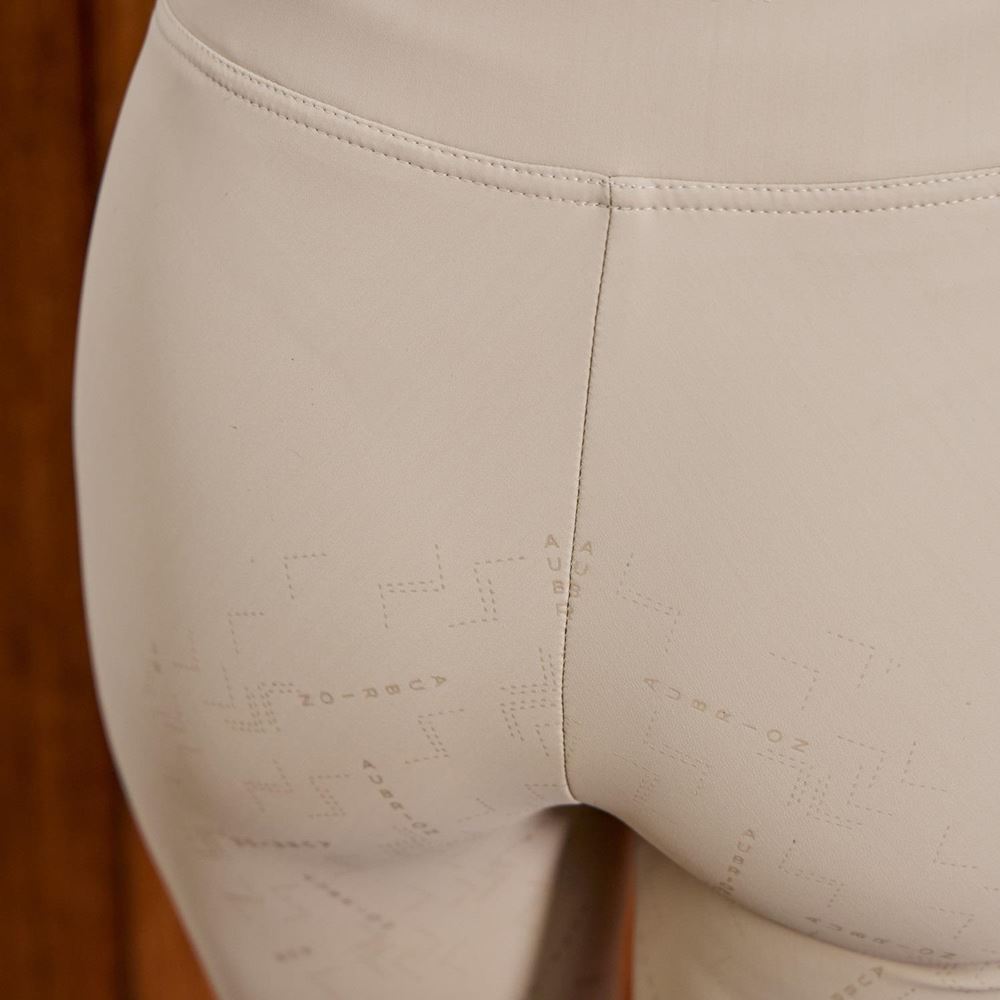 Shires Aubrion Optima Ladies Sport Riding Tights (Beige)