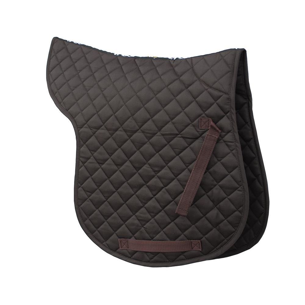 Rhinegold Cotton Quilted GP Numnah (Brown)