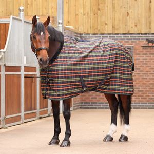 Shires Tempest Plus Lite Stable Rug (Green Tartan)