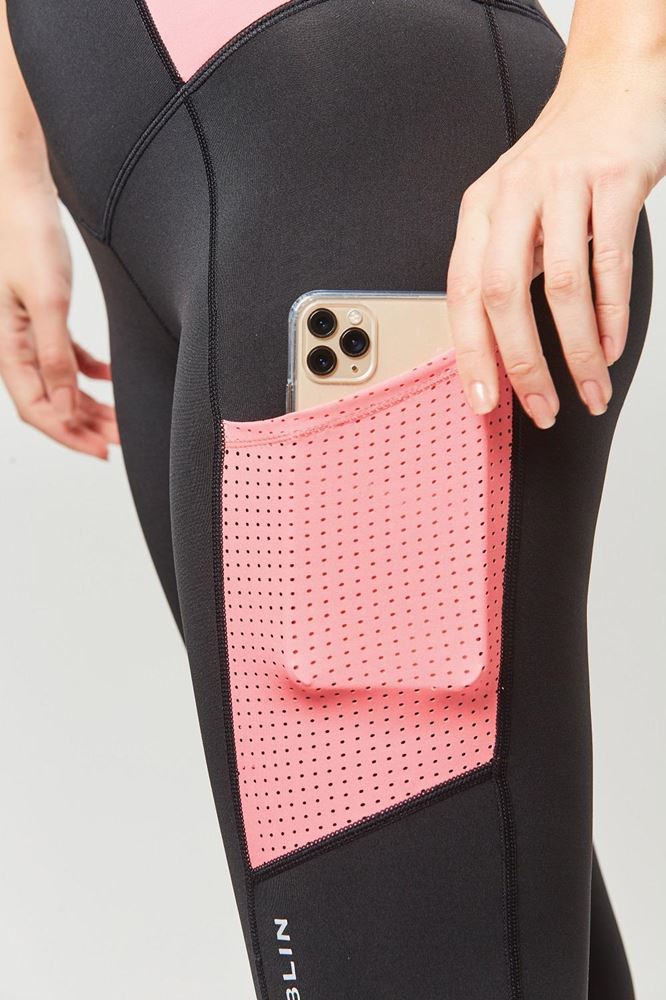 Dublin Power Performance Mid Rise Colour Block Tights