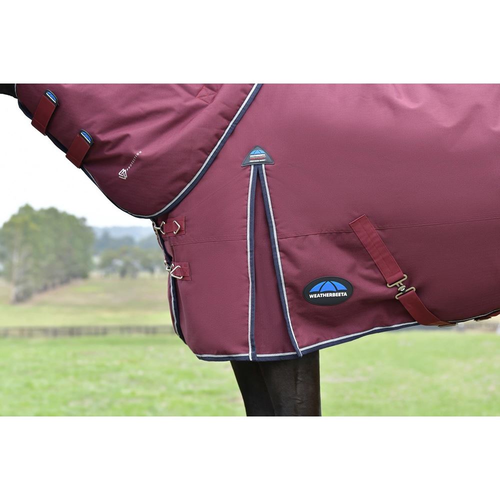 Weatherbeeta Comfitec Essential Turnout Detach-A-Neck - 50g (Burgundy/Navy)