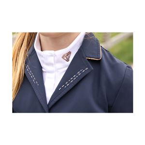 Hy Equestrian Cadiz Mizs Show Jacket (Navy/Rose Gold)