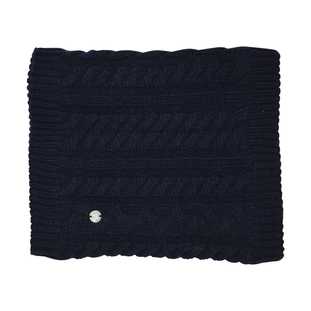 Hy Equestrian Meribel Cable Knit Snood (Navy)