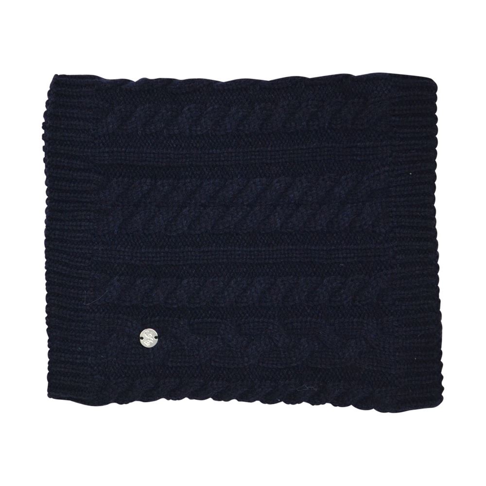 Hy Equestrian Meribel Cable Knit Snood (Navy)