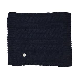 Hy Equestrian Meribel Cable Knit Snood (Navy)