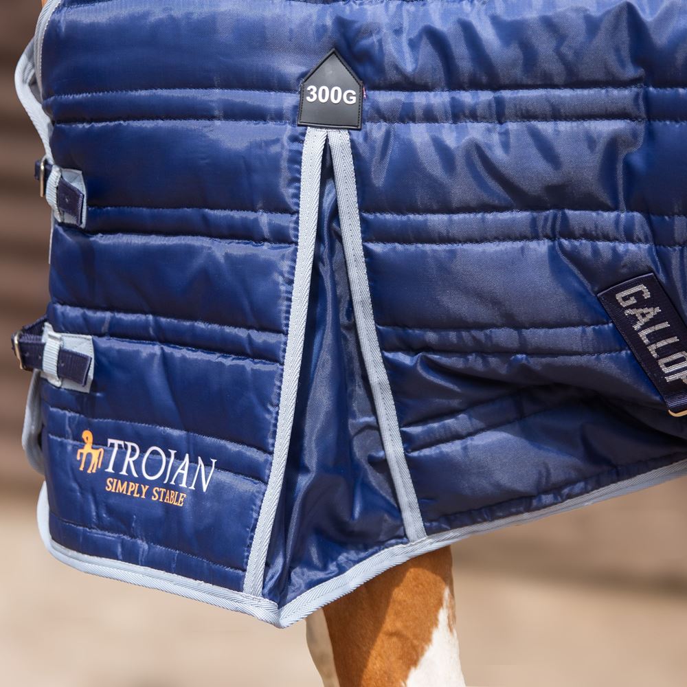 Gallop Trojan 300g Stable Rug (Navy/Grey Bindings)