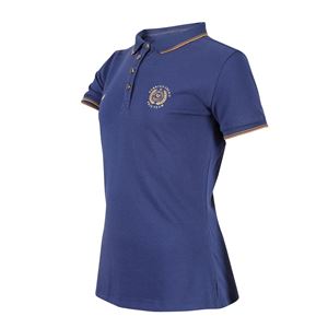 Shires Aubrion Poise Tech Polo - Young Rider (Navy)
