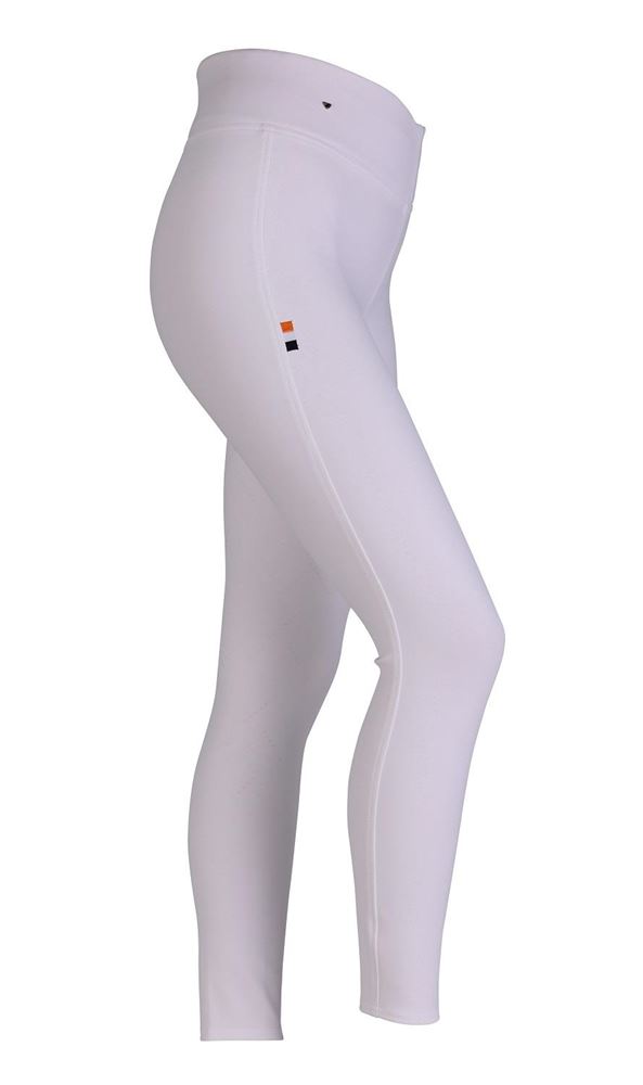 Shires Aubrion Optima Ladies Sport Riding Tights (White)