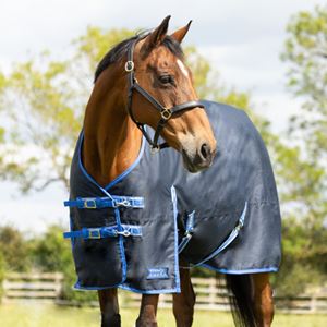Hy Equestrian StormX Empra Reflect 0g Turnout Rug (Navy)