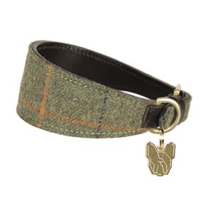 Shires Digby & Fox Tweed Greyhound Collar - XS
