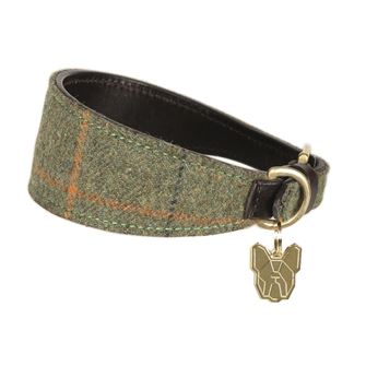 Shires Digby & Fox Tweed Greyhound Collar - XS