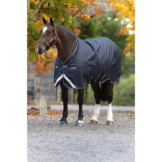 Horseware Amigo Bravo 12 XL Original Medium - 250g (6'3" - Navy/Navy & Gold) *Clearance*