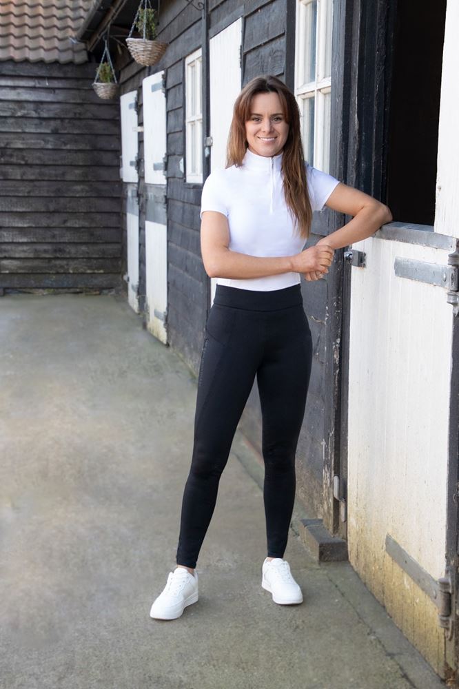 Hy Equestrian Riding Tights (Navy)