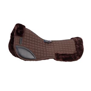 Shires Arma Deluxe Cotton Half Pad (Brown/Brown)