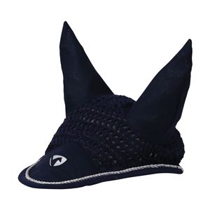 Hy Equestrian Synergy Fly Veil (Navy/Silver)