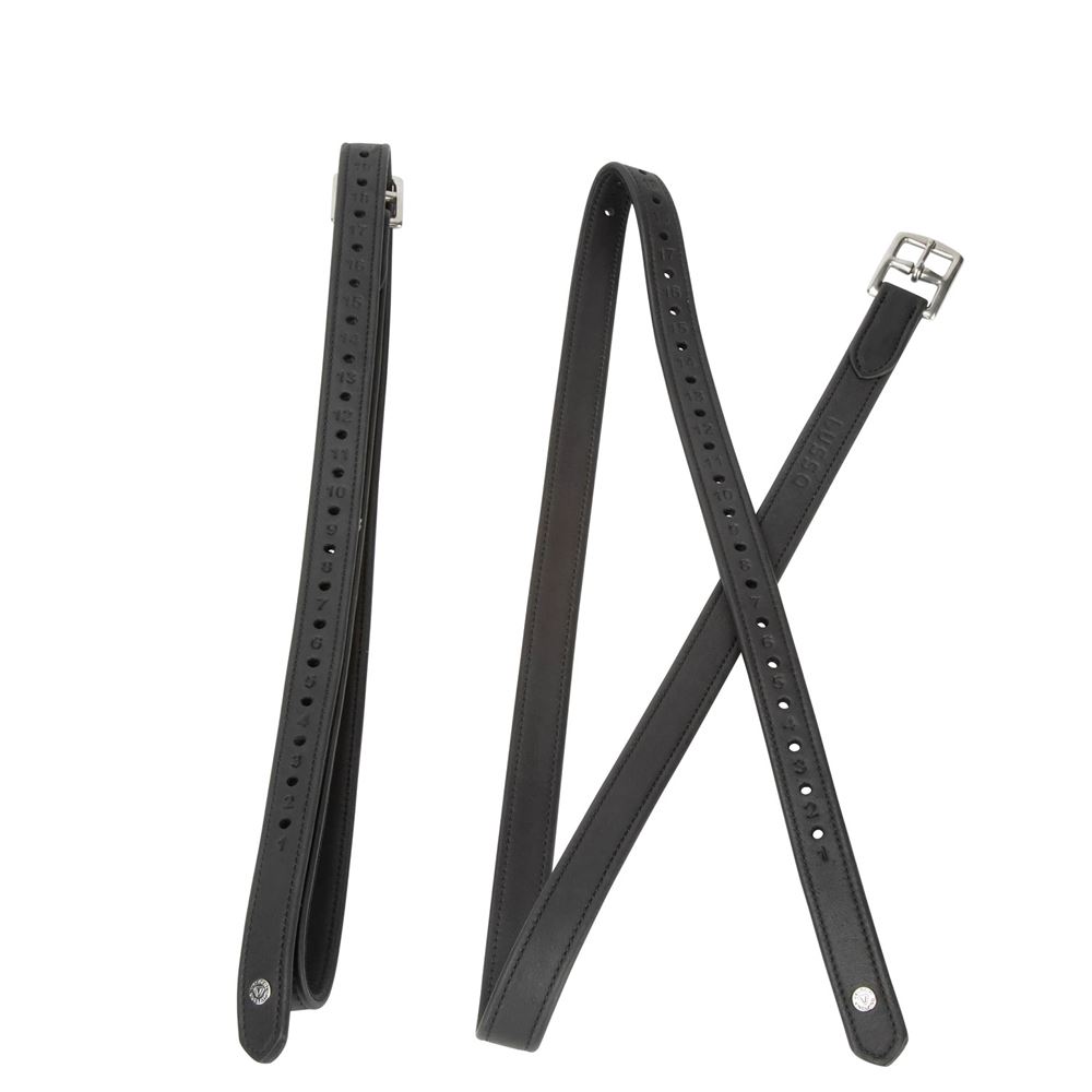 Shires Velociti Lusso Wrapped Stirrup Leathers (Black)