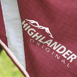 Shires Highlander Plus 100 Combo Turnout Rug (Maroon)