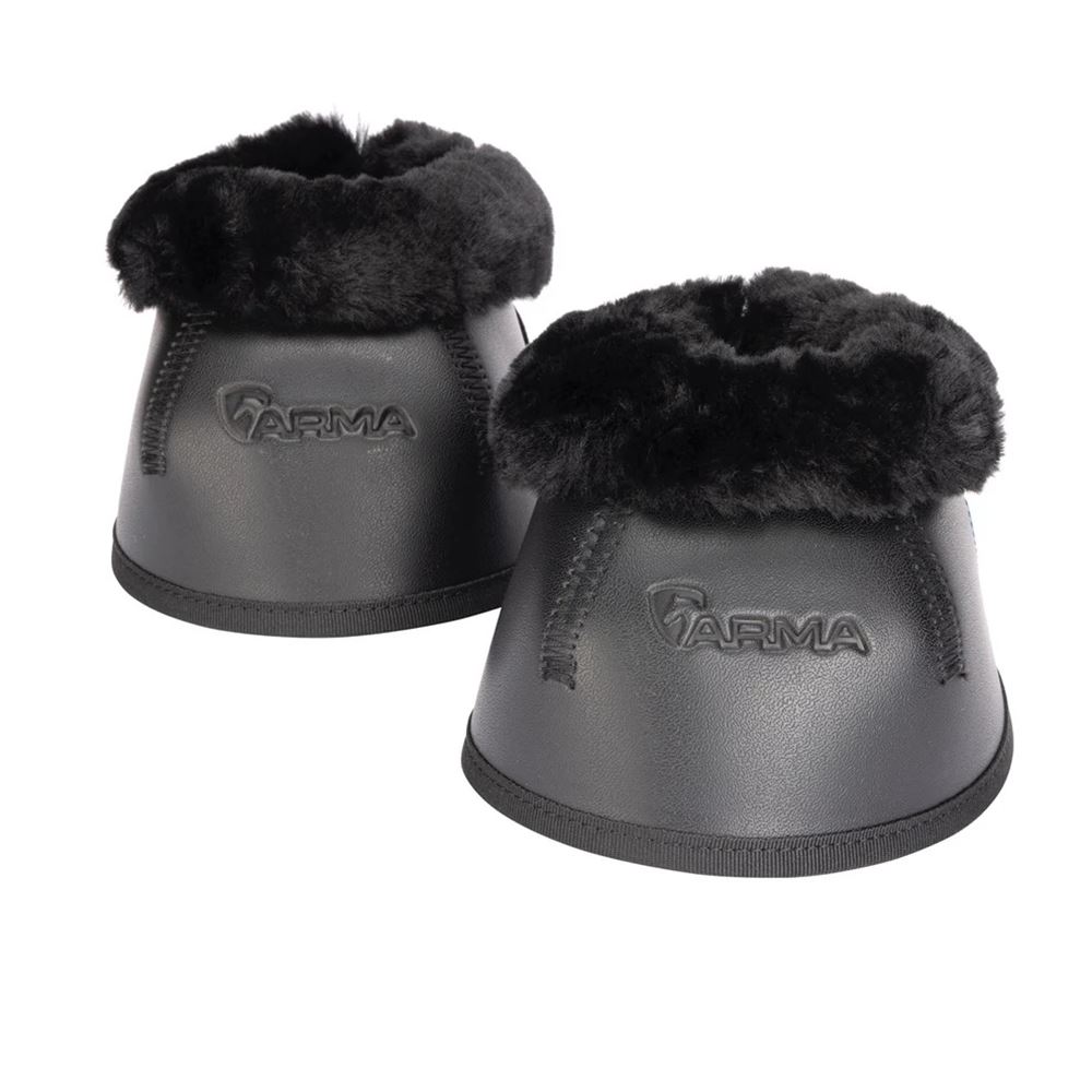 Shires ARMA NX-MAX+ SupaFleece Over Reach Boots (Black)