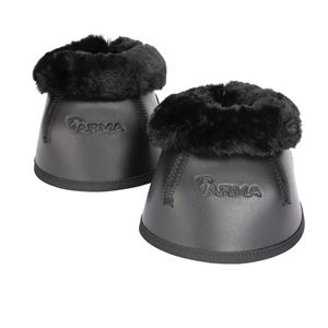 Shires ARMA NX-MAX+ SupaFleece Over Reach Boots (Black)