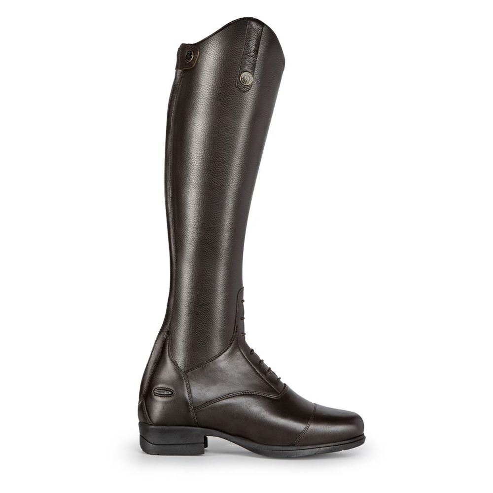 Shires Moretta Gianna Leather Riding Boots - Regular Height (Brown)