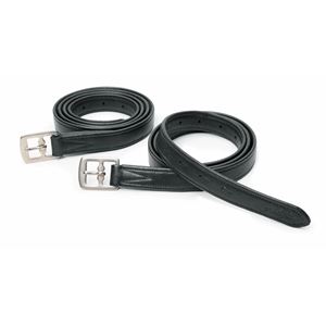 Shires GARA Non Stretch Stirrup Leathers (Black)