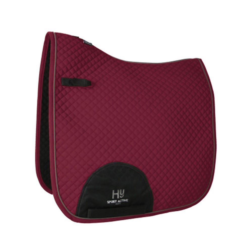Hy Sport Active Dressage Saddle Pad (Vivid Merlot)