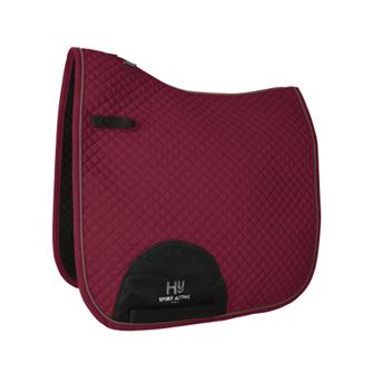 Hy Sport Active Dressage Saddle Pad (Vivid Merlot)