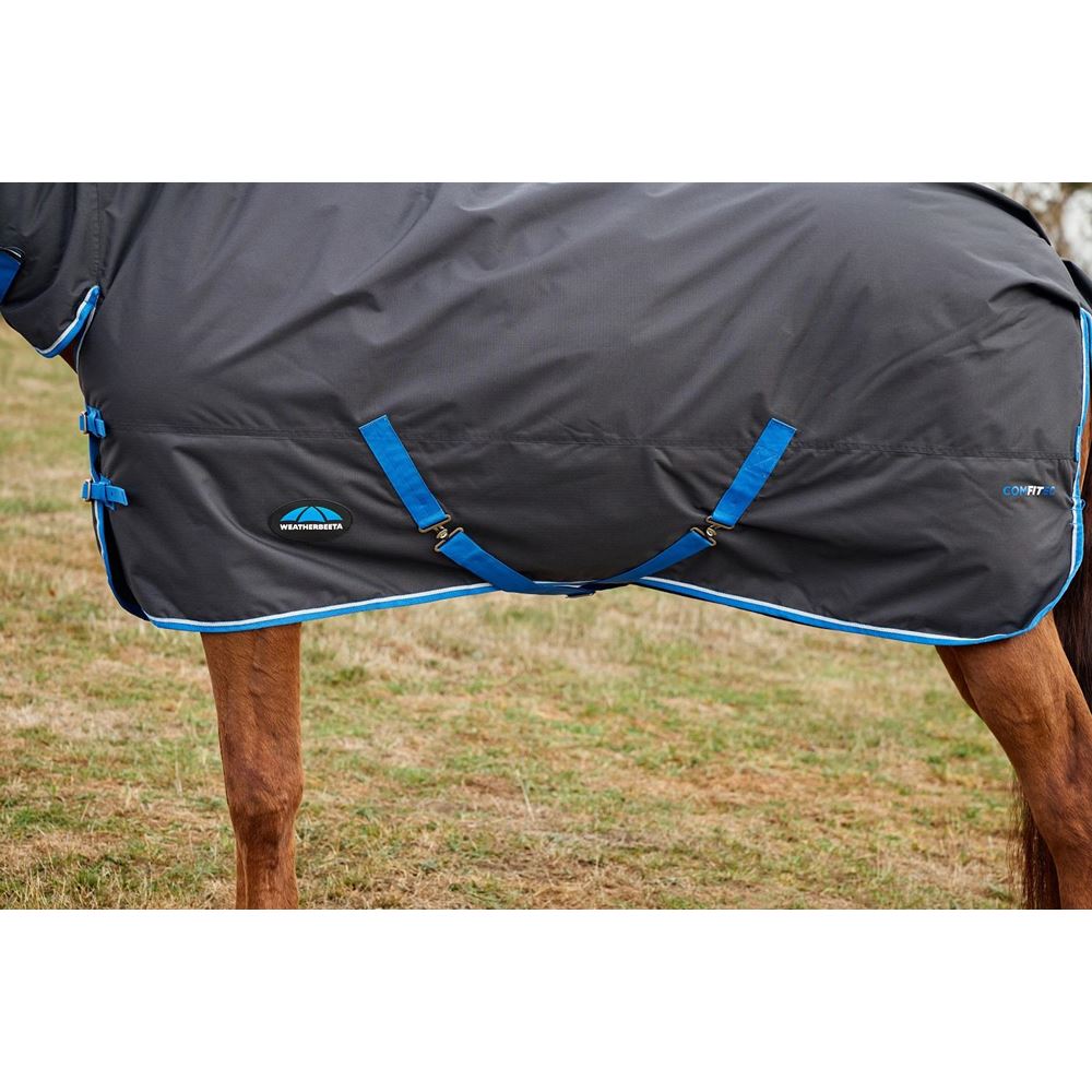 Weatherbeeta Comfitec Tyro Turnout Combo - 220g (Black/Cobalt)