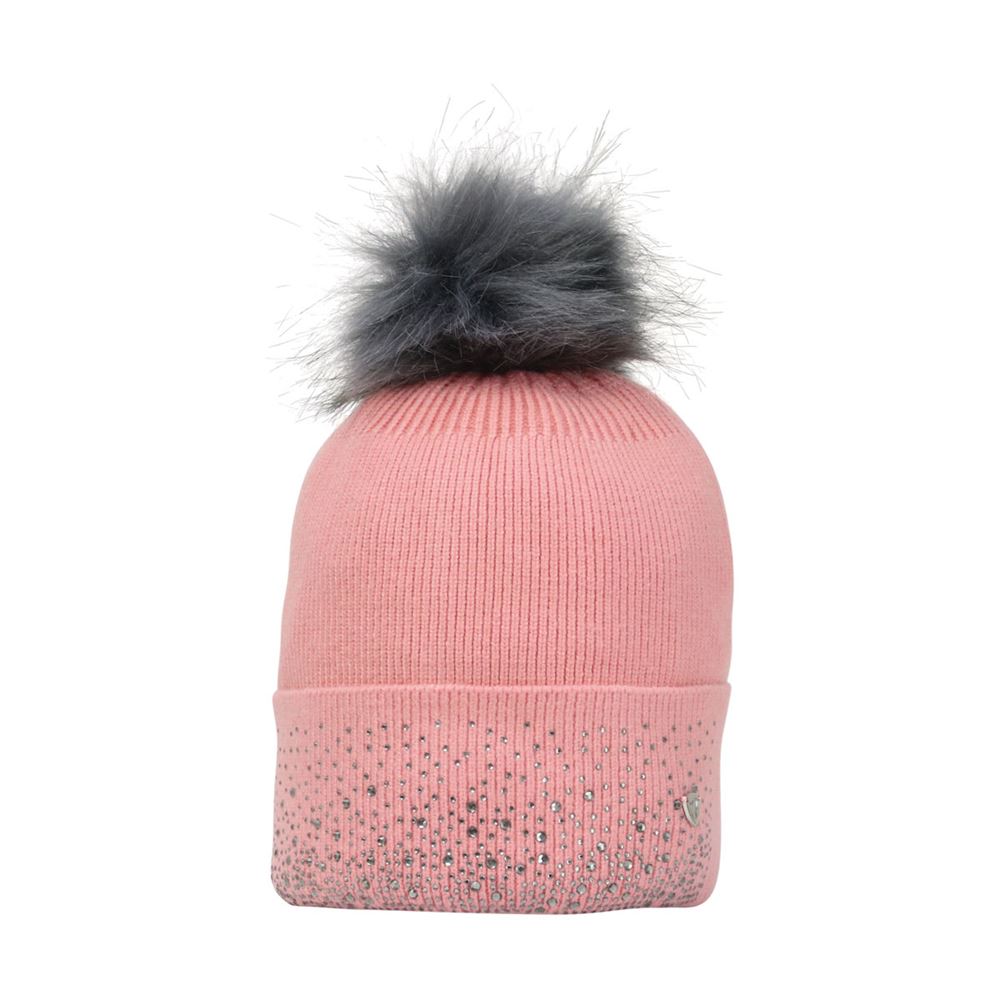 Hy Equestrian Synergy Diamante Bobble Hat (Rose)