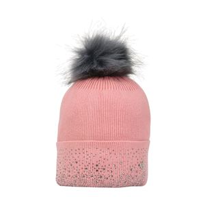 Hy Equestrian Synergy Diamante Bobble Hat (Rose)