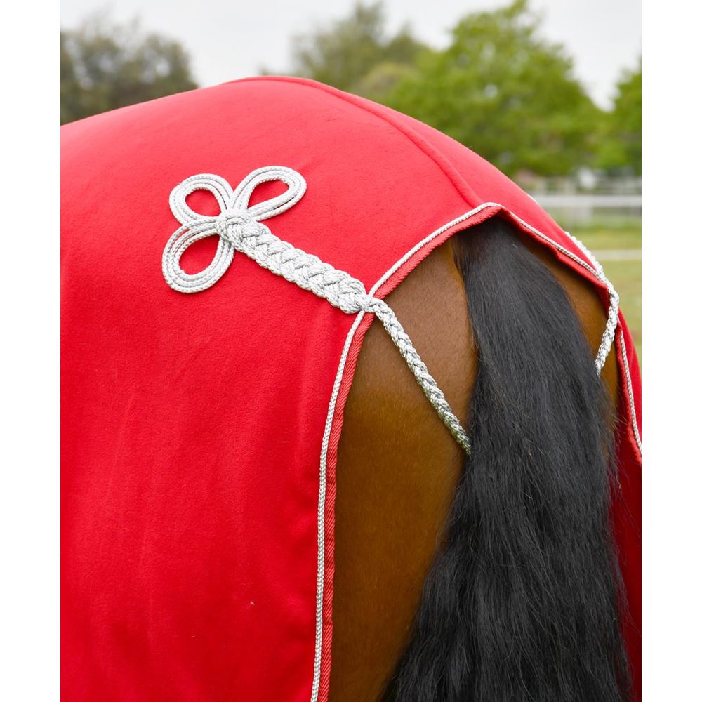 Rhinegold Show Fleece With Fur Collar (Red)