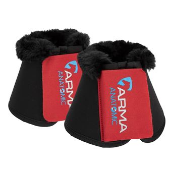 Shires ARMA SupaFleece Neoprene Over Reach Boots (Deep Red)