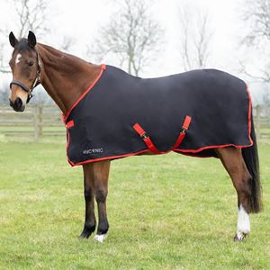 Hy Equestrian HyCONIC Summer Sheet (Charcoal/Red)