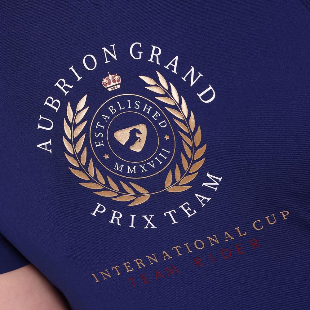 Shires Aubrion Team Ladies Short Sleeve Base Layer (Navy)