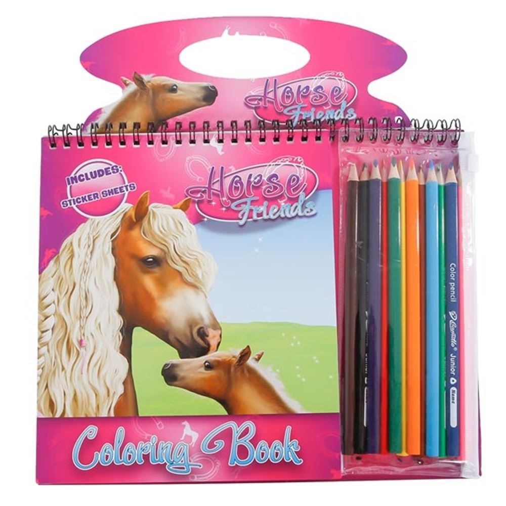 Horse Friends Colouring Book