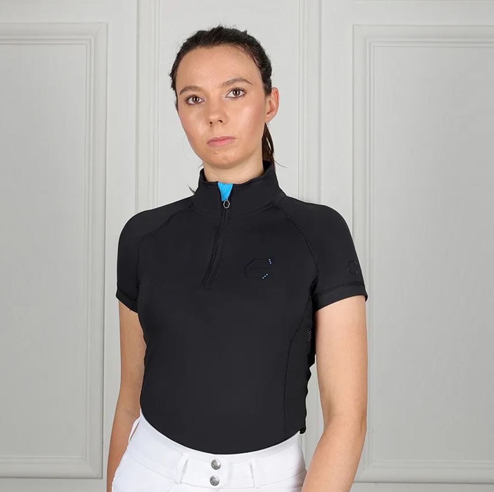 Coldstream Midlem Short Sleeve Base Layer (Black)