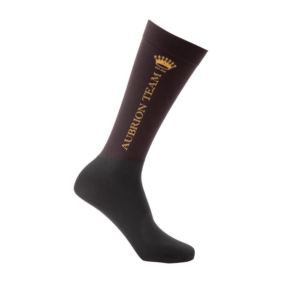 Shires Aubrion Team Socks (Umber)