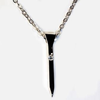 Falabella Sterling Silver Farriers Nail Pendant