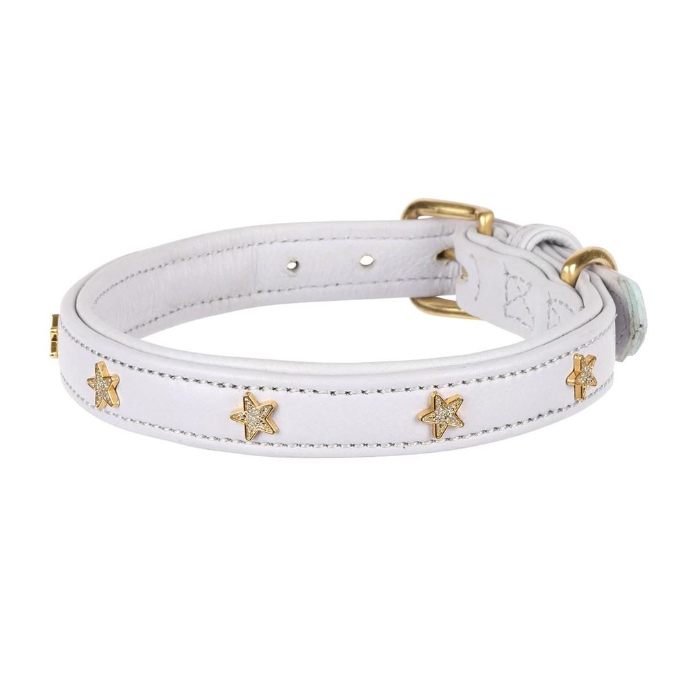 **barcodes** Digby & Fox Star Dog Collar - L, XL, XXL (Lilac)