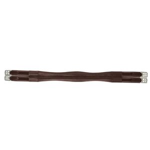 Hy Equestrian Leather Atherstone Padded Girth - Elasticated Both End