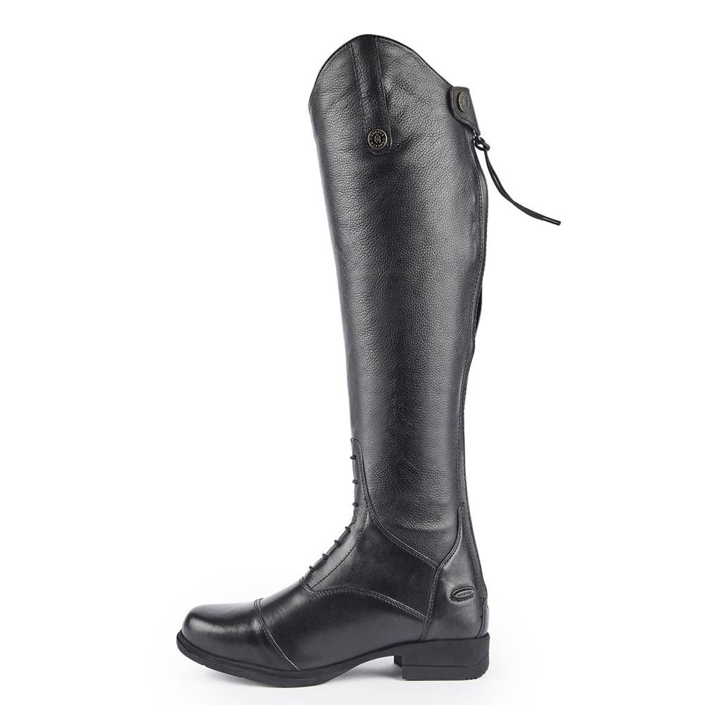 Shires Moretta Gianna Leather Riding Boots - Regular Height (Black)