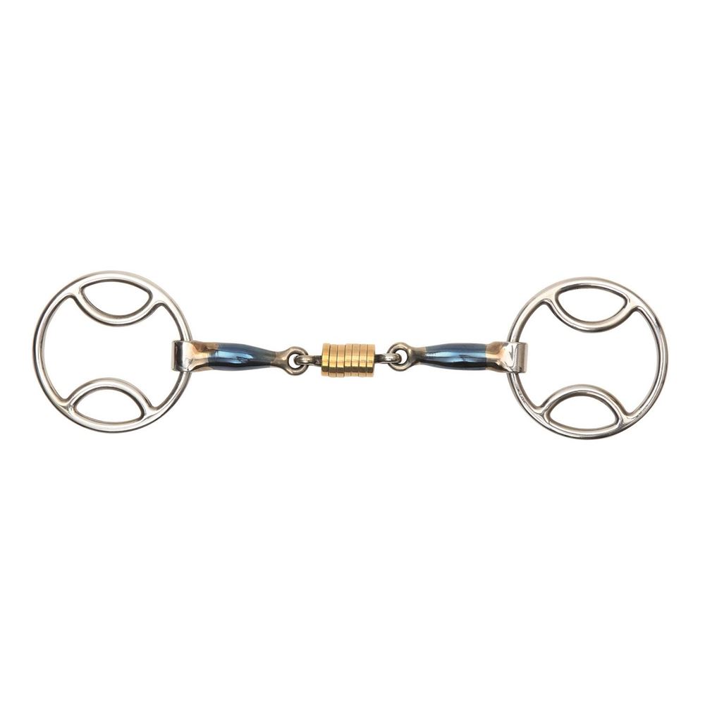 Shires Blue Sweet Iron Bevel with Roller Link