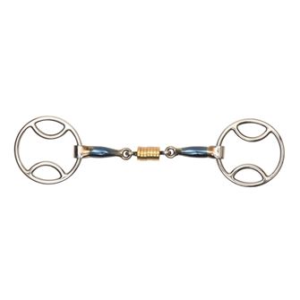 Shires Blue Sweet Iron Bevel with Roller Link