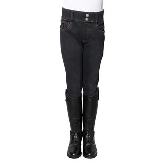 Hy Equestrian Elevate Mizs Style Denim Breeches (Black)