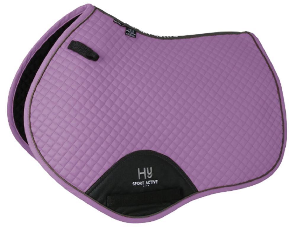 Hy Sport Active Close Contact Saddle Pad (Blooming Lilac)