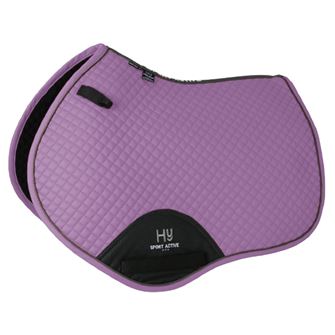 Hy Sport Active Close Contact Saddle Pad (Blooming Lilac)